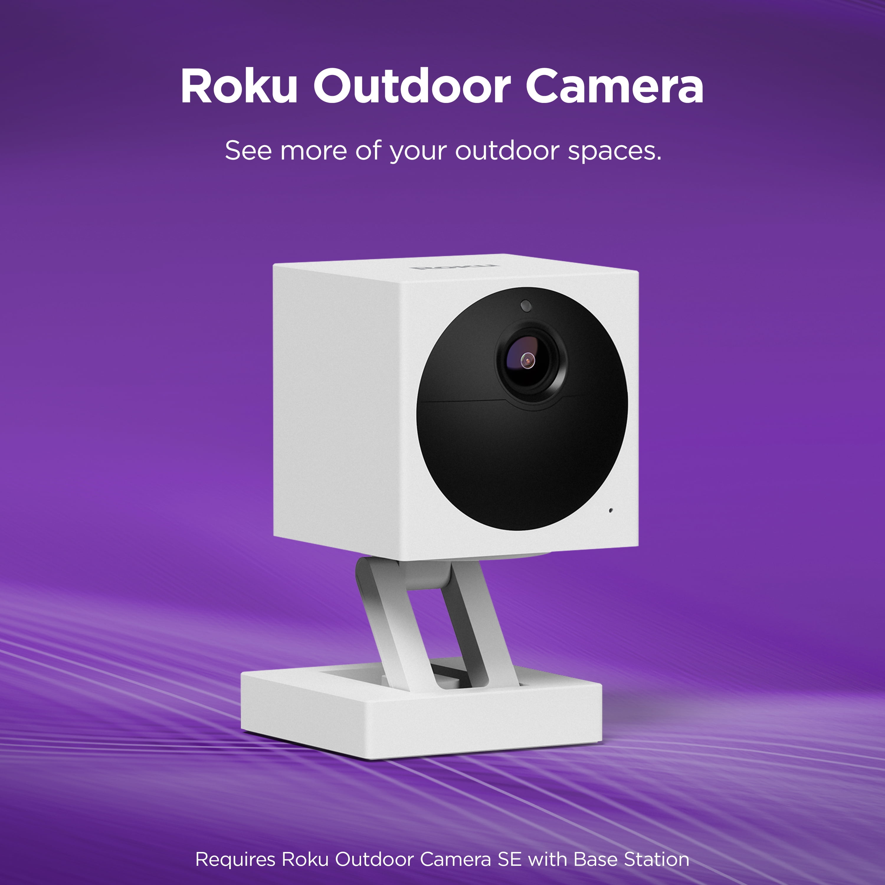 Roku Smart Home Outdoor Camera BatteryPowered WiFi®Enabled Addon Wi