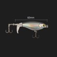 thumbnail image 4 of Kuymtek Señuelos Triples 6cm Y 6g Cebo Pesca Artificial (blanco Y Negro), 4 of 8