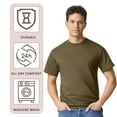 thumbnail image 7 of Gildan Unisex Hammer Short Sleeve T-Shirt 100% Ring-Spun Cotton Modern Classic Fit Plain Tee (Chalky-Mint, S), 7 of 7