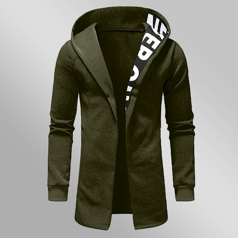 Casual Print Long Sleeve Hooded Cardigan Outwear Casual Print Long Sleeve Hooded Cardigan Outwear