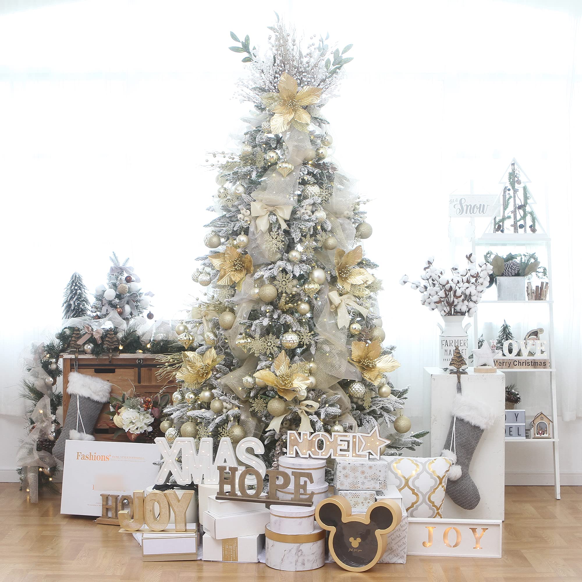 Sea Team 41-Pack Gold Christmas Ball Ornaments 1.57" photo 5