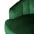 thumbnail image 3 of Noble House Tomilson Velvet Channel Stitch Club Chair, Green, 3 of 7