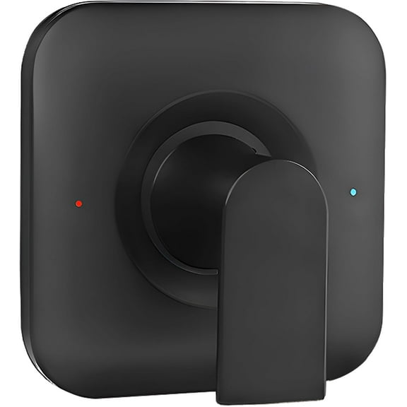 Black Shower Handle Replacement for Moen T2471BL Genta LX collection,Pressure-Balancing Shower Lever Handle, Posi-Temp Valve Shower Trim Kit Matte Black,Square(Valve& Catridge Not Inclued)