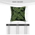 thumbnail image 4 of ZICANCN Decorative Throw Pillow Covers , Pattern Leaves Couch Sofa Decorative Knit Pillow Covers for Living Room Farmhouse 12"x12", 4 of 8