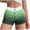 Green, variant on LADIGASU Women's Summer Striped Elastic Waist Button High Waist Slim Pajamas Shorts