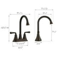 thumbnail image 6 of Eden 2-Handle Bar Faucet in Oil Rubbed Bronze, 6 of 14