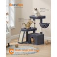 thumbnail image 2 of Árbol para gatos Feandrea de 86 cm de alto con postes rascadores, 2 of 7