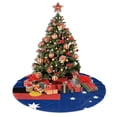 thumbnail image 2 of Australian Flag With Aboriginal Flag Tree Skirt Christmas Printed Xmas Holiday Decorations Indoor Outdoor 48", 2 of 6