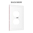 thumbnail image 2 of Disketp Hohoho1 Decorator Light Switch or Receptacle Outlet Wall Plate Decorator Wall Plate Child Safe Outlet Cover-Style S, 2 of 6
