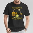 thumbnail image 2 of Hello Darkness My Old Friend 2024 Solar Eclipse T-Shirt, April 8 2024 Astronomy Event Tee, Funny Space Meme Graphic Shirt for Men, Women, Kids, Celestial Phenomenon, 2 of 3