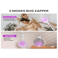 thumbnail image 4 of Electric Fly Swatter Racket, Rechargeable, 2 in 1 Smart Bug Zapper Racket with USB Rechargeable Base, Powerful Mosquitoes Trap Lamp & Fly Killer, 3-Layer Safety Mesh for Home, Bedroom, Kitchen, Patio, 4 of 10