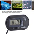 thumbnail image 2 of High-Precision LCD Aquarium Thermometer with Adjustable Display for Fish Tanks, Black, Easy-to-Read Screen, Celsius/Fahrenheit Conversion, Durable Plastic Design, 2 of 5