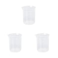 thumbnail image 4 of Moyic Plastic Measuring Cup Portable Scaled 250ml Restaurants Gauge Water Sugar School Indoor Tool Laboratory Transparent Washable 3piezas Moyic CBP592755, 4 of 6