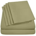 thumbnail image 3 of Hotel Collection Rayon derived from Bamboo Bed Sheet Set - 6 Piece, King, Sage, 3 of 6