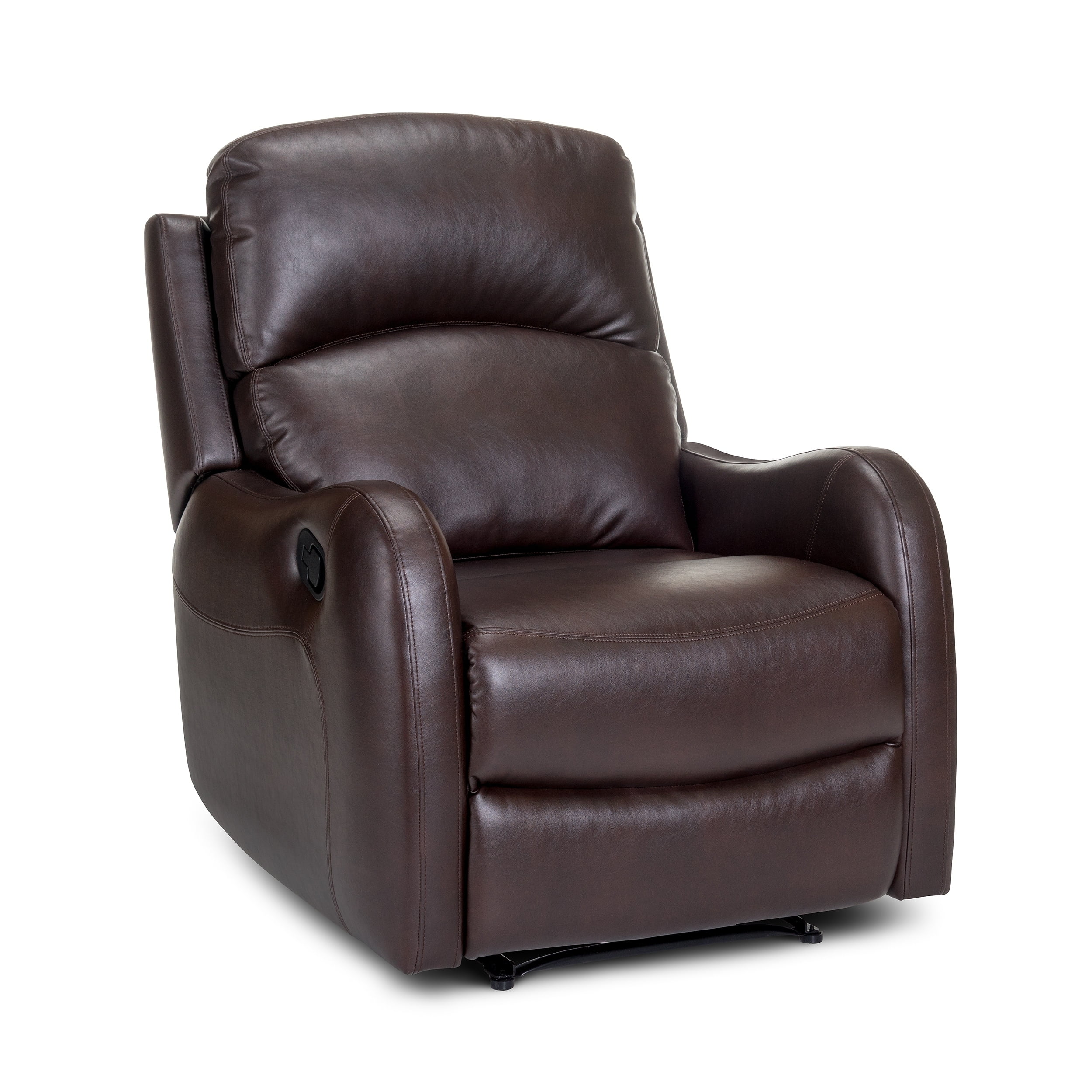 Opulence Home Galen WallAway Recliner Bravo Cocoa Faux Leather