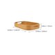 thumbnail image 2 of 1Pc Bamboo Tray Practical Food Serving Tray Household Snack Dessert Storage Tray, 2 of 3