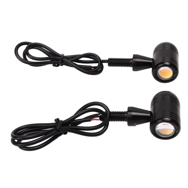 Luces intermitentes LED para motocicletas, luces de giro delanteras y traseras, luces de giro ámbar, luces de giro delanteras y traseras, tecnología de vanguardia