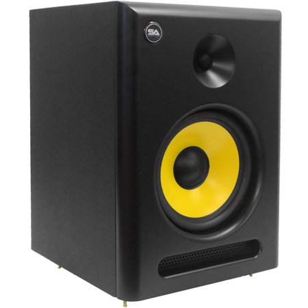 Seismic Audio  Active 8 Inch Studio Reference Monitor - 95 Watts RMS - 8 Ohms -