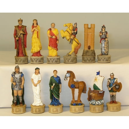 Sparta Vs Troy Resin Chessmen