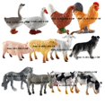 thumbnail image 1 of 12PCS Simulation Poultry Farm Animal Model Toy Mini Duck Horse Chicken PVC Figures Dolls Action Figurines Toys For Children Gift, 1 of 4