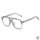 thumbnail image 2 of Gafas de montura cuadrada con lentes retro marinas de piloto, 2 of 2