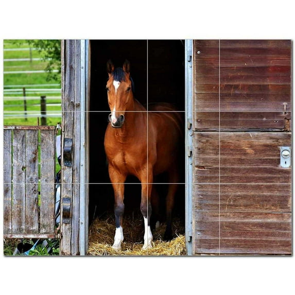 Horse Ceramic Tile Mural Kitchen Backsplash Bathroom Shower 402874-M43
