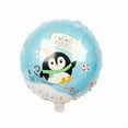 thumbnail image 2 of GRIND- Christmas Penguin Foil Balloons 3 Pack Blue Winter Party Decor Balloons, 2 of 3