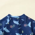 thumbnail image 7 of Rggeeun Baby Boys Swimsuit Set 1Pc Cute Animal Pattern Short Sleeve Crew Neck Front Zipper Elastic Above Knee for Summer Pool Party Lovely Swim Wear,Blue,0-6 Months, 7 of 7