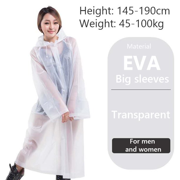 Chubasquero impermeable grueso para hombre y mujer, Impermeable para turismo, senderismo al aire libre, Poncho de lluvia, Impermeable con capucha Tan Jianjun unisex