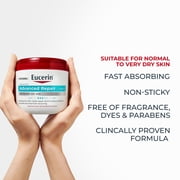Eucerin Advanced Repair Body Cream for Dry Skin, 16 oz Jar