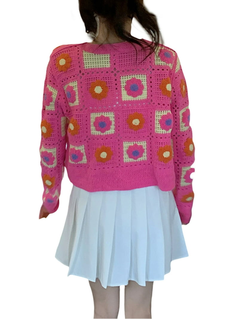 ファッキンオーサムCross Flip Cardigan Granny Stitch Cardigan Crochet Pattern: Seamless Top-down