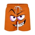 thumbnail image 5 of ibiyuan Swim Trunks Men Funny Expression Graphic Stretch Beach Board Shorts Drawstring Waist Mens Bathing Suits Beach Swimming Pool Swimwear, 5 of 5