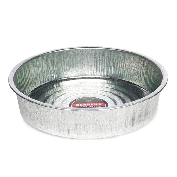 Pan utilitario Behrens 2168, 3 galones, galvanizado sin costura
