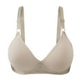 thumbnail image 5 of Youmylove 3-Pack Women Bra Front Side Buckle Lace Wireless Movement Seamless Gathering Adjustment Yoga Sleep Large Bra Breathable Bralette, 5 of 8