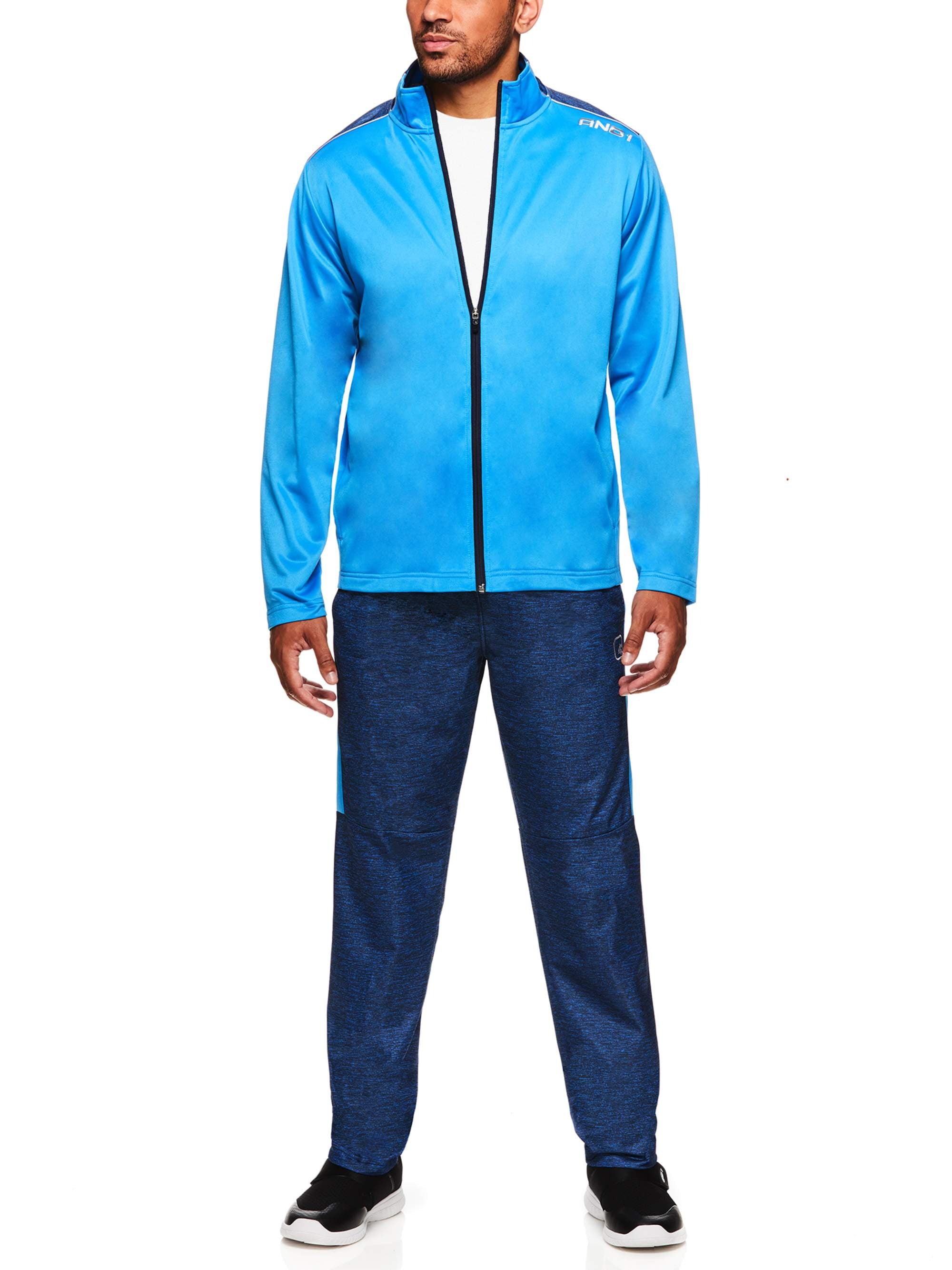 AND1 Men s Buzzer Beater Fleece Tracksuit Walmart