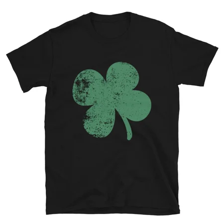St.Patrick's Day Distressed Shamrock Unisex T-Shirt