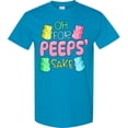 thumbnail image 3 of Inktastic Oh for Peeps' Sake Easter Bunnies T-Shirt, 3 of 5