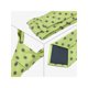 thumbnail image 4 of Conjuntos de corbatas para hombres INSPIRE CHIC, corbatas de lunares con pañuelo a juego para bodas y negocios, verde pera, 4 of 5