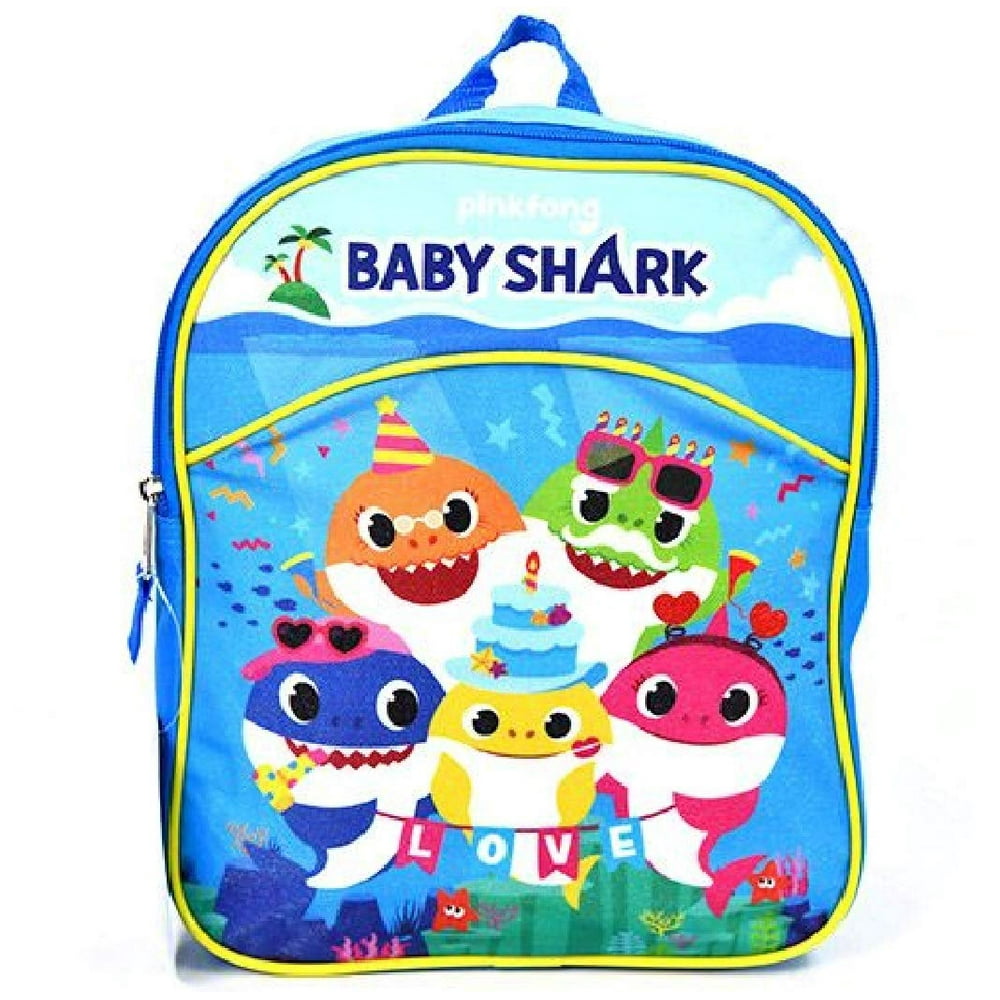 Baby Shark Mini Backpack Pink Fong Baby Shark Love New BSHARK11