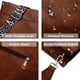 thumbnail image 4 of AUYOCO Bolso bandolera de piel vegana para mujer, bolso cruzado con correa para guitarra, bolsillos con cremallera, bolso de hombro, 4 of 5