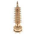 thumbnail image 2 of Estatua de pagoda china Feng Shui hecha de aleación, figura decorativa para el Gold-S- 9 Tier, 2 of 8