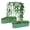 Green, variant on Goldensoil Vertical Gardening Arch Kit with 95" H Tall Metal Raised Beds for Vines,Flowers,Beige