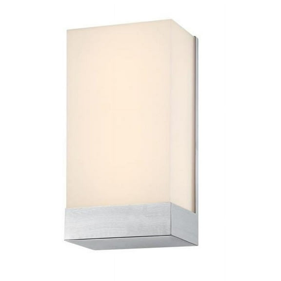 Westinghouse Lighting 6135600 15 watt Frosted Acrylic Shade Tiernan One Light LED Indoor Wall Fixture with Color Temperature Selection - Brushed Nickel