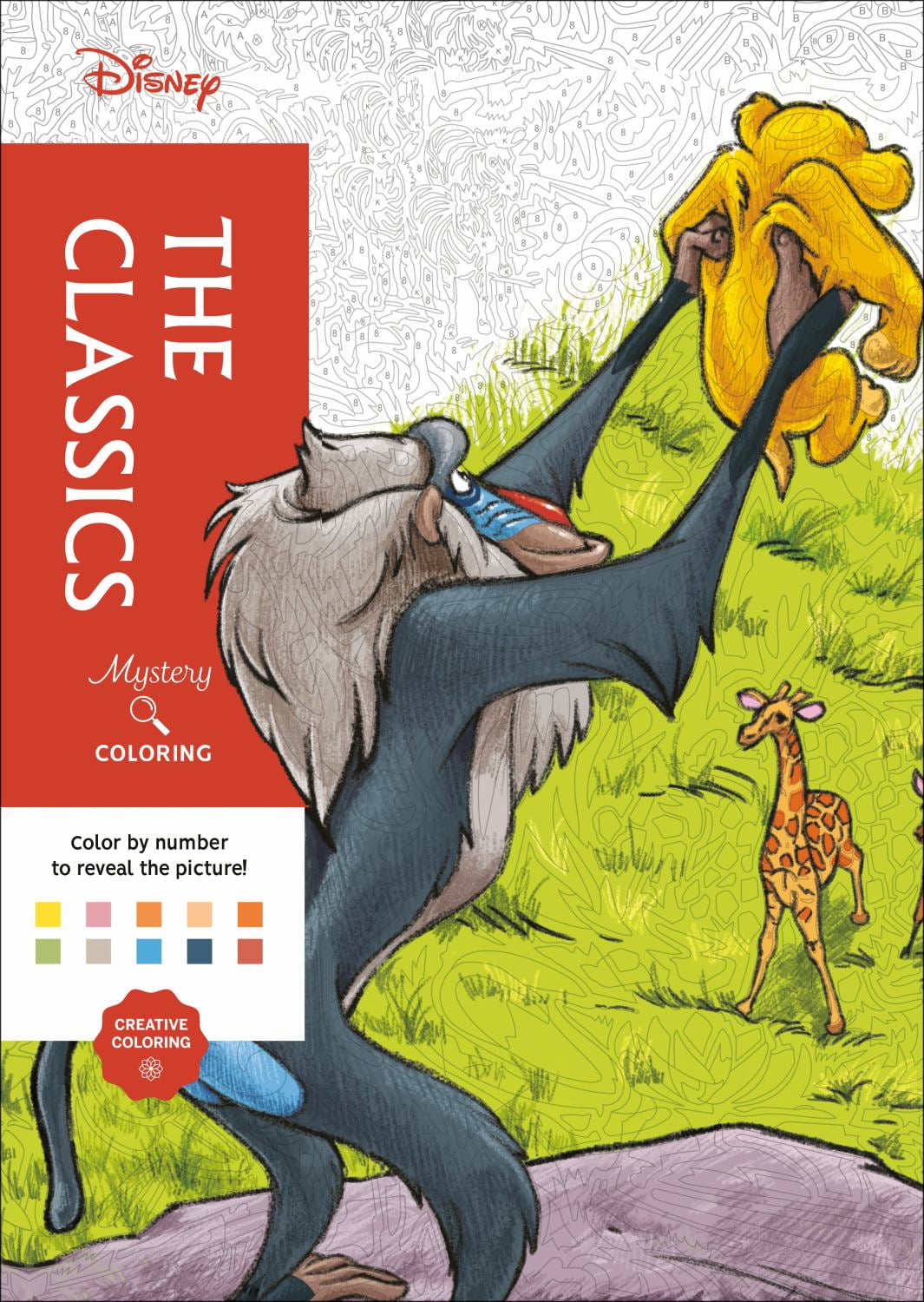 Disney Mystery Coloring: the Classics: A Color by Number Book, 128 pages (Paperback)