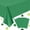 Green, variant on 3 Pack Disposable Light Pink Plastic Tablecloths 54x108 Inch Scalloped Edges Rectangular Covers for Spring Easter Baby Shower Bridal Party Wedding