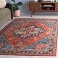 thumbnail image 3 of SAFAVIEH Journey Zowie Medallion Area Rug, Rust/Blue Black, 8'9" x 12', 3 of 13