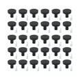 thumbnail image 1 of 30Pack Cabinet Knobs, Solid Dresser Knobs Drawer Knobs Kitchen Cabinet Knobs, Single Hole Knob for, 1 of 5