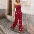 thumbnail image 5 of gakvbuo Summer Jumpsuits for Womens Sleeveless Racerback Back-Strap Long Pants Overalls Romper Playsuit Suspender, 5 of 8