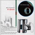 thumbnail image 3 of Swing Wheel 23mm Bathroom Shower Doors Sliding Door Hanging Wheel (2 Top Roller And 2 Button Roller), 3 of 11