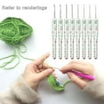 thumbnail image 1 of Juego de ganchos de ganchillo, 8 piezas de asas de agarre suave de 2,5 mm a 6 mm, kit de agujas de tejer lisas, juego de de tejido de agujas de Baoblaze Ganchillos, 1 of 8
